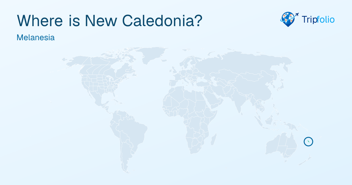 New Caledonia on the Map: Capital, Neighbours and Facts | Tripfolio