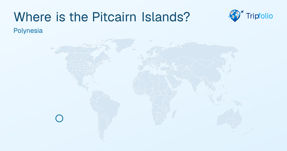 World map with the Pitcairn Islands highlighted in green and circled